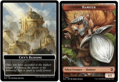 Citys Blessing (0040) // Hamster (0022) Double-Sided Token